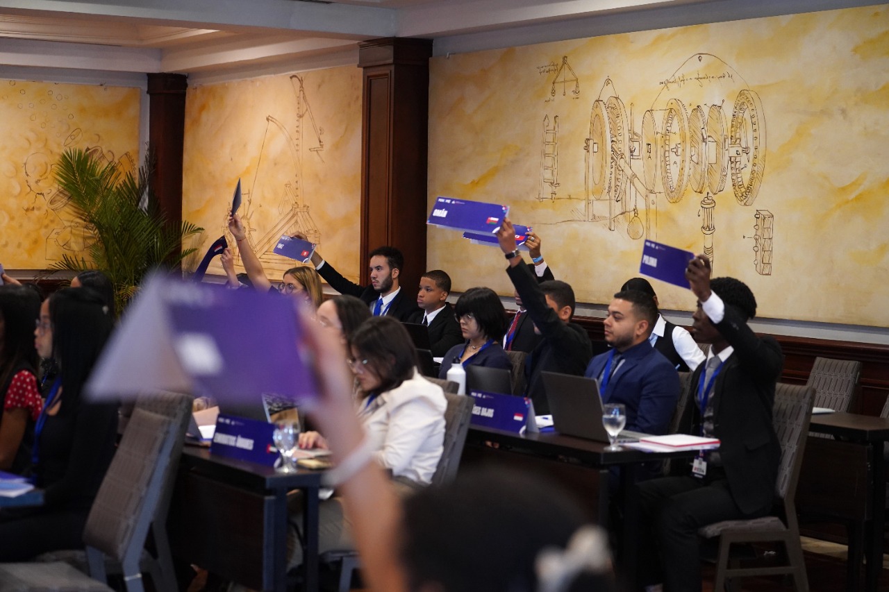  imagen Captura del evento que conto con la participaci&oacute;n de 350 estudiantes de toda la Republica Dominicana 