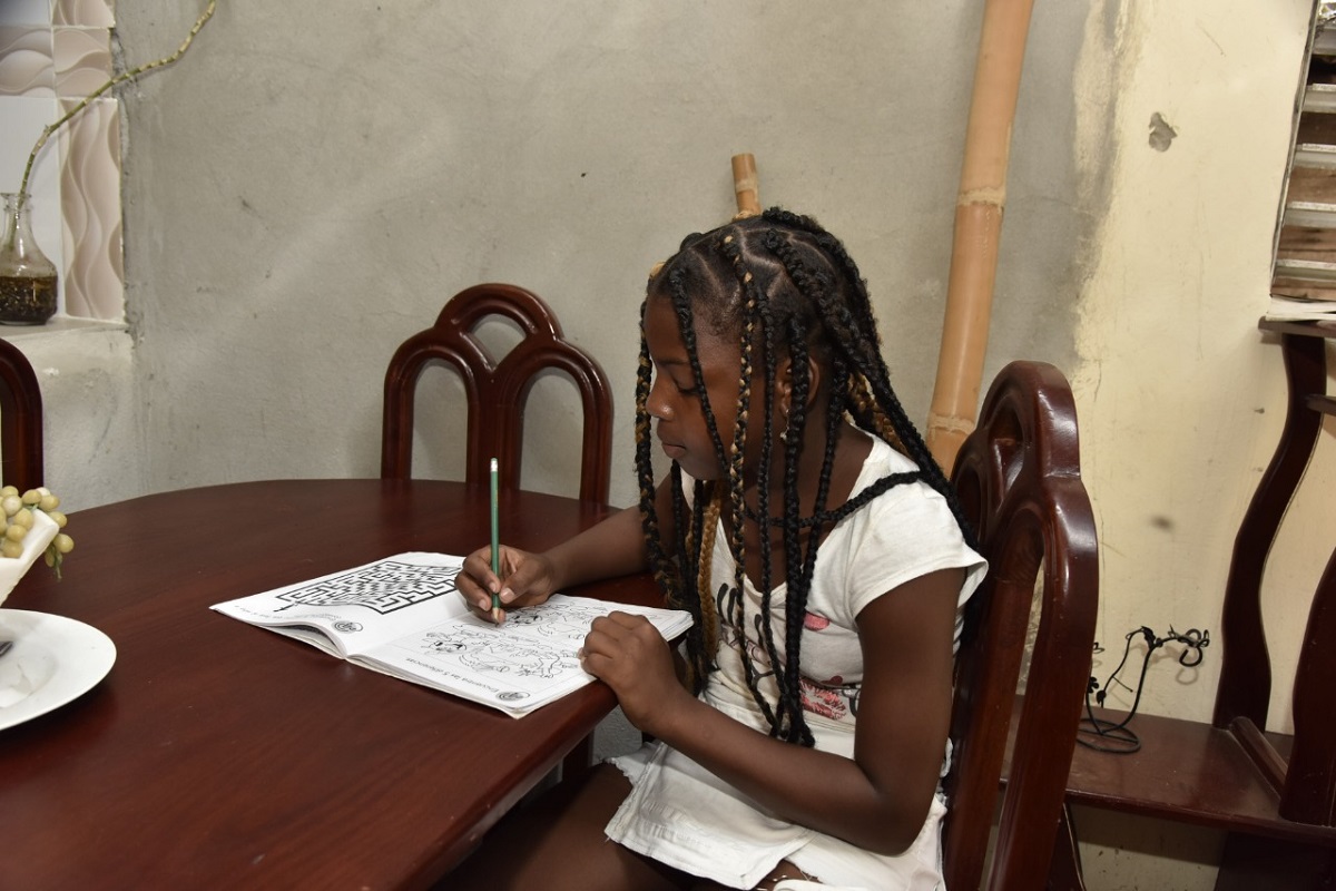  imagen La alumna de 8 a&ntilde;os Yuleisy Guerrero de la Escuela Cardenal Sancha 