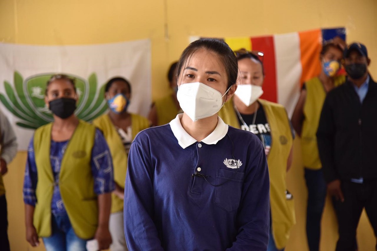  imagen La representante de la Fundaci&oacute;n Tzu Chi, Mariana Ju 