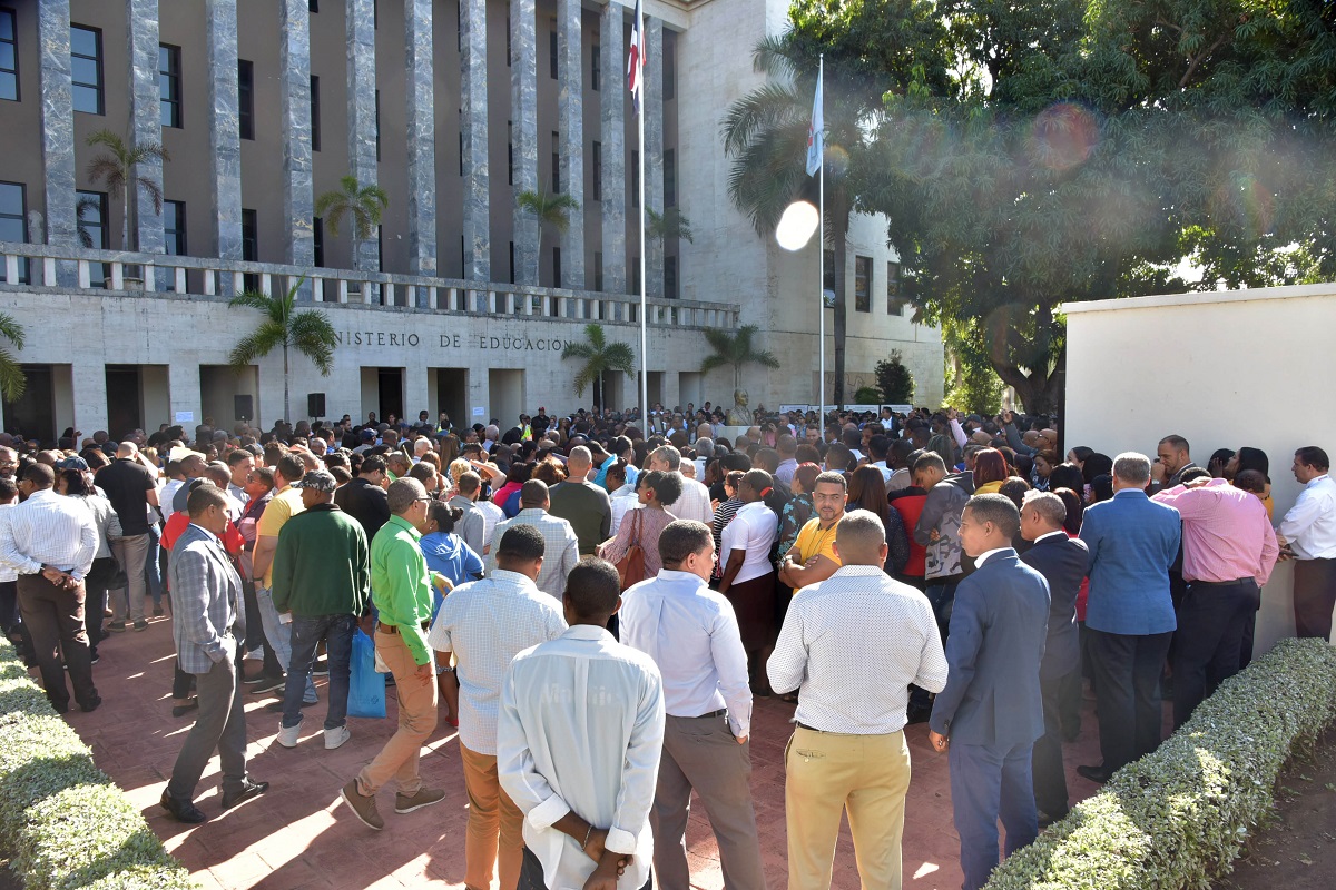 imagen Ministro Pe&ntilde;a Mirabal durante el simulacro 