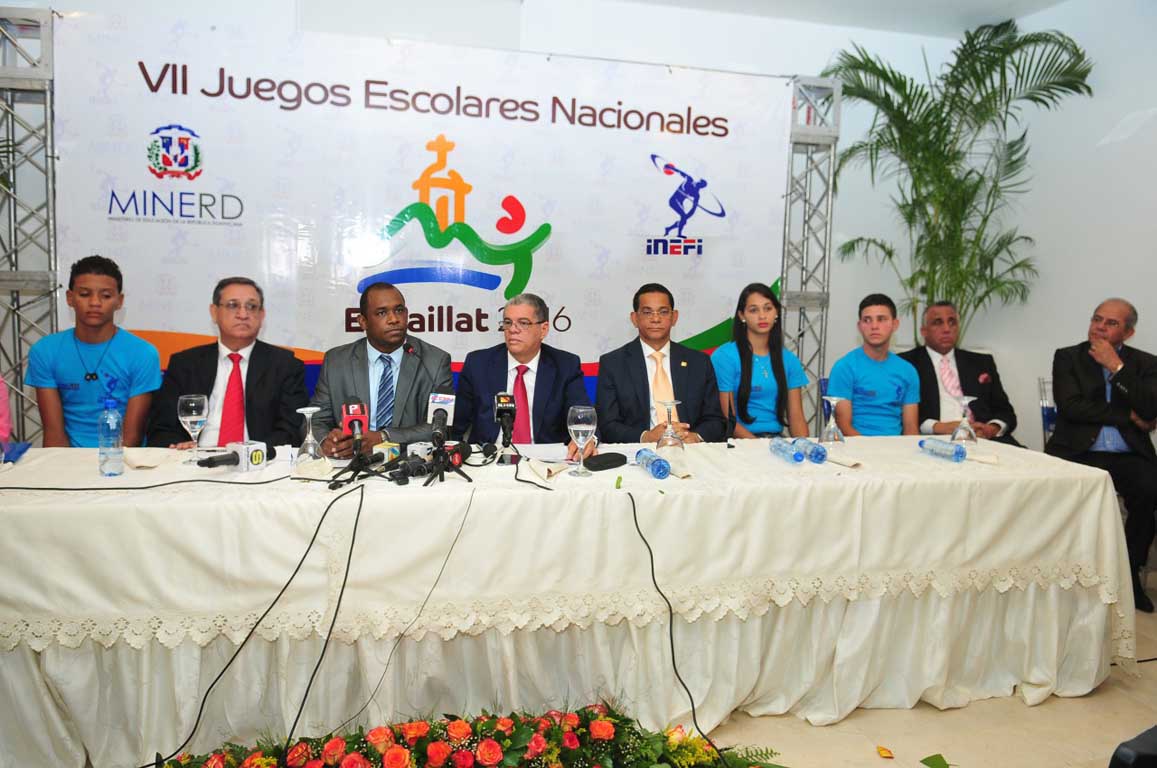  imagen Unos 2,850 atletas de escuelas públicas y privadas participarán en los Séptimos Juegos Deportivos Escolares Espaillat 2016 