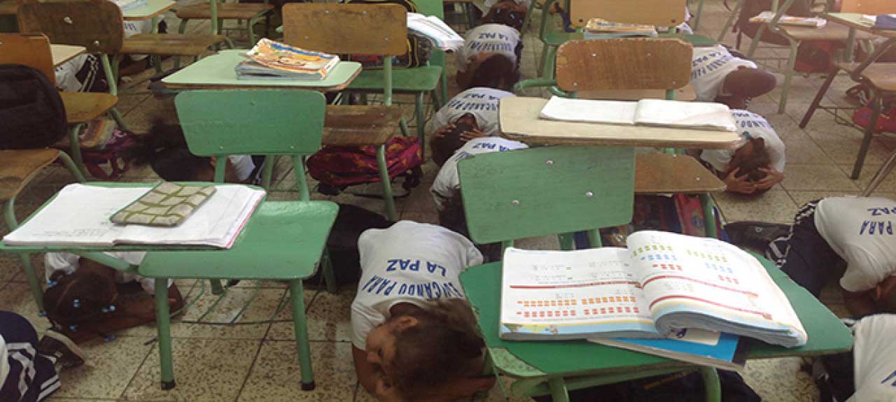  imagen Con simulacro, MINERD busca crear conciencia en estudiantes y docentes ante posibles catástrofes 