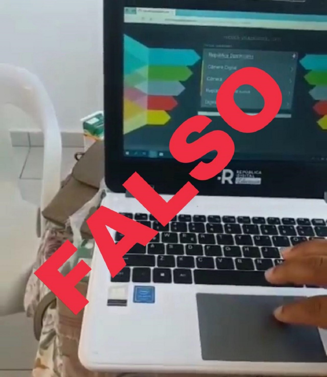  imagen Ministerio de Educaci&oacute;n desmiente que computadoras entregadas a estudiantes y docentes tengan aplicaci&oacute;n referente a candidato presidencial 