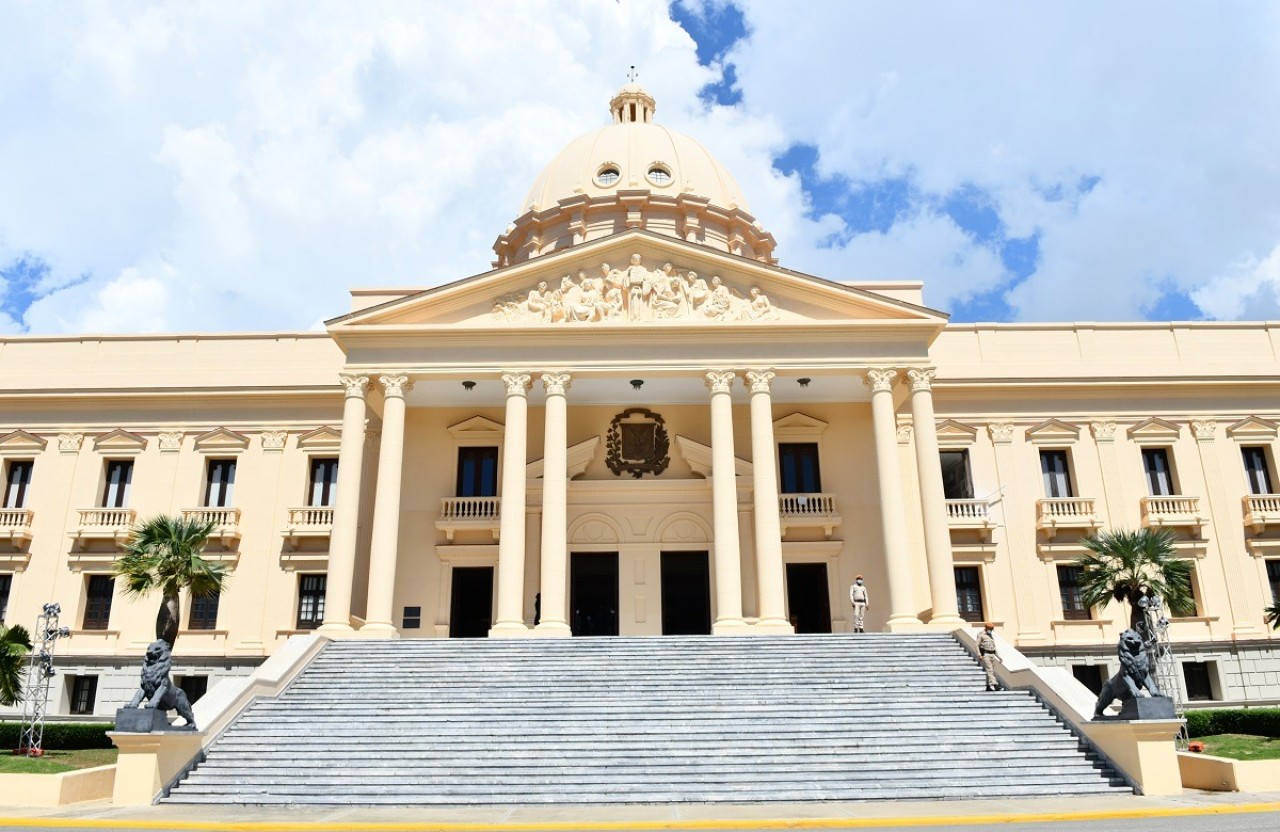  imagen Fachada Palacio Nacional de Rep&uacute;blica Dominicana.&nbsp; 