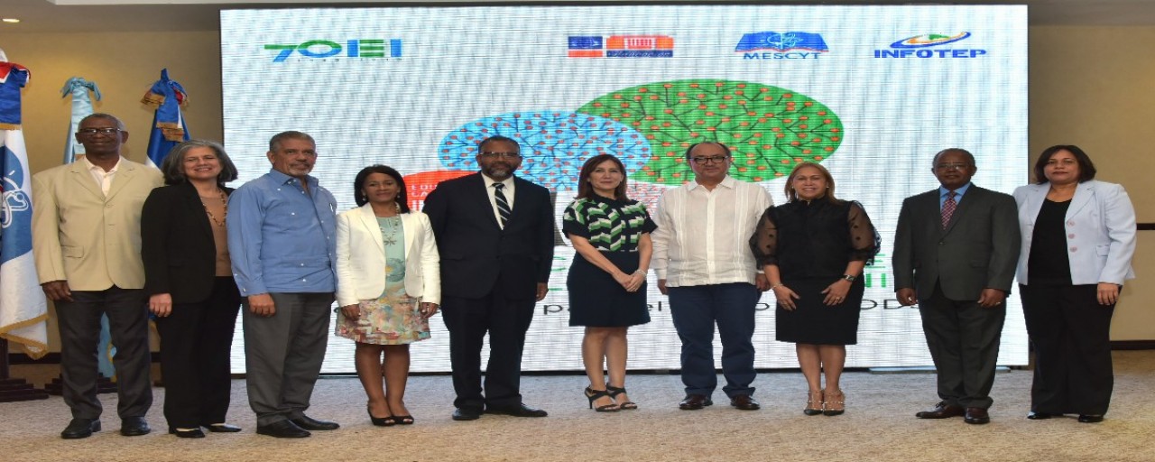  imagen Directivos del MINERD, MESCyT, INFOTEP y OEI 