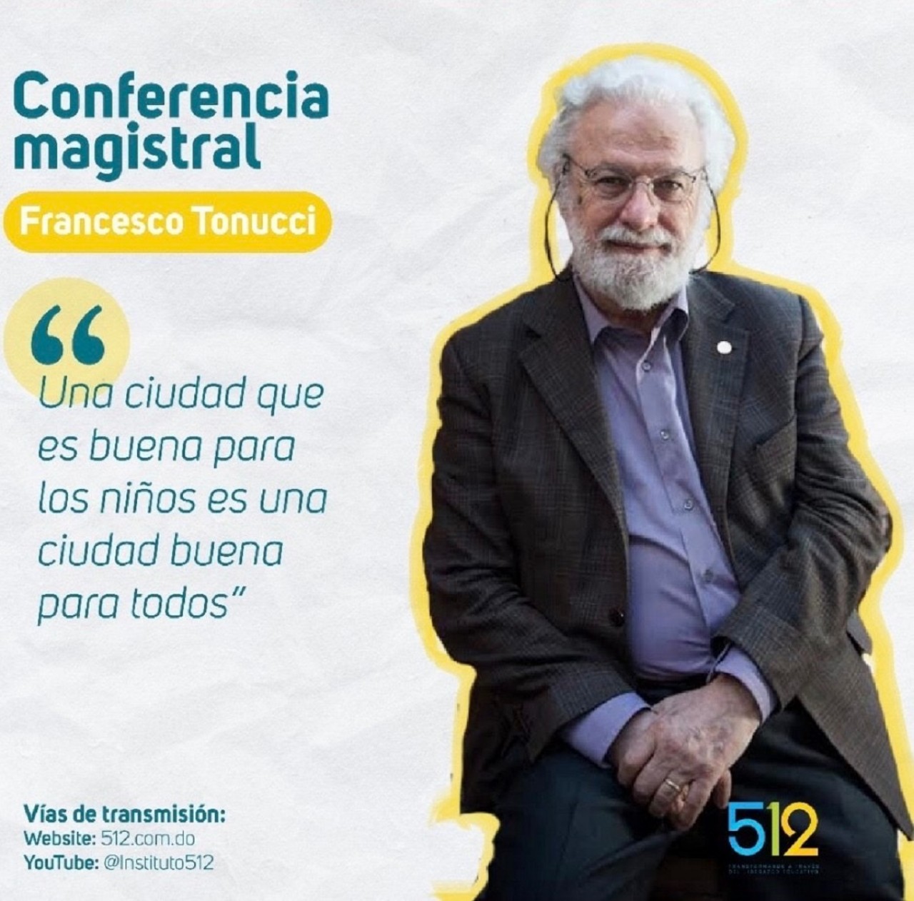  imagen Poster de la&nbsp;conferencia virtual con comunidad educativa 