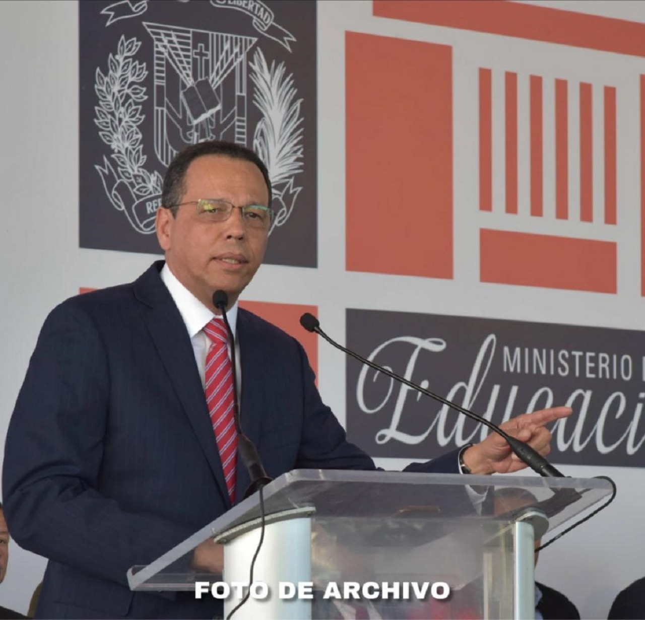  imagen El ministro de Educaci&oacute;n, Antonio Pe&ntilde;a Mirabal 