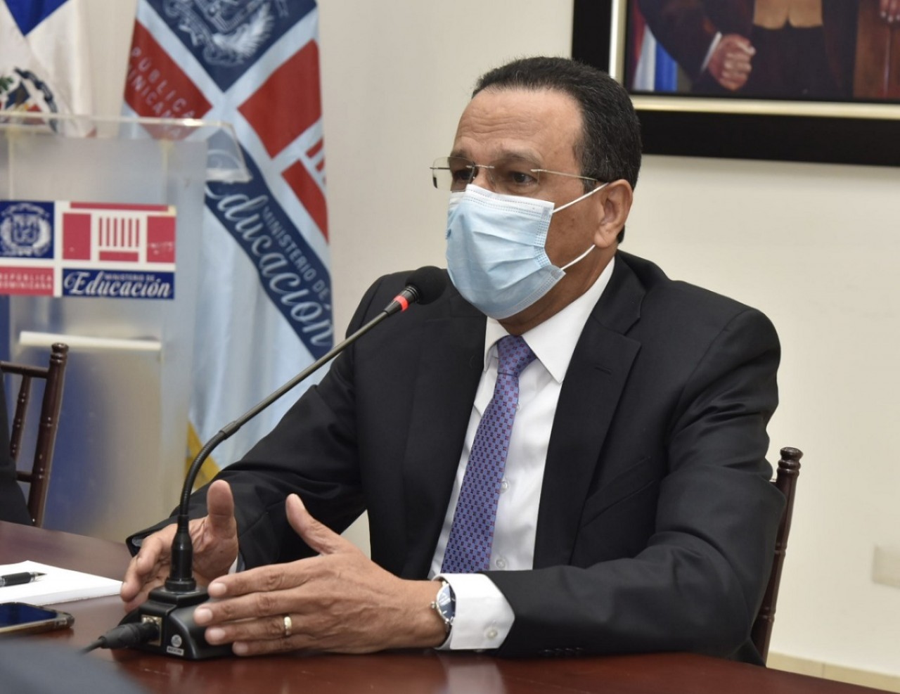  imagen El ministro de Educaci&oacute;n, Antonio Pe&ntilde;a Mirabal 