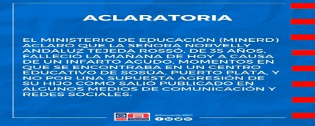  imagen Arte gr&aacute;fico sobre aclaratoria. 