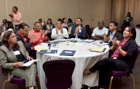  imagen Los t&eacute;cnicos regionales de Gesti&oacute;n de Riesgo del MINERD 