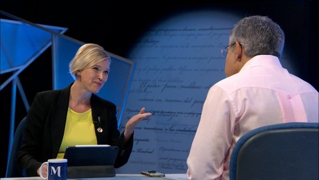  imagen La representante residente del Programa de las Naciones Unidas para el Desarrollo (PNUD), Inka Mattila 