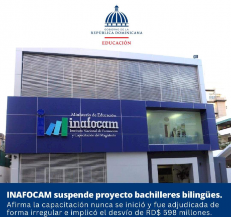  imagen Fachada de INAFOCAM. 